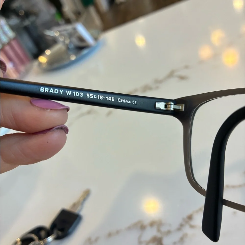 Warby Parker Brady black frames